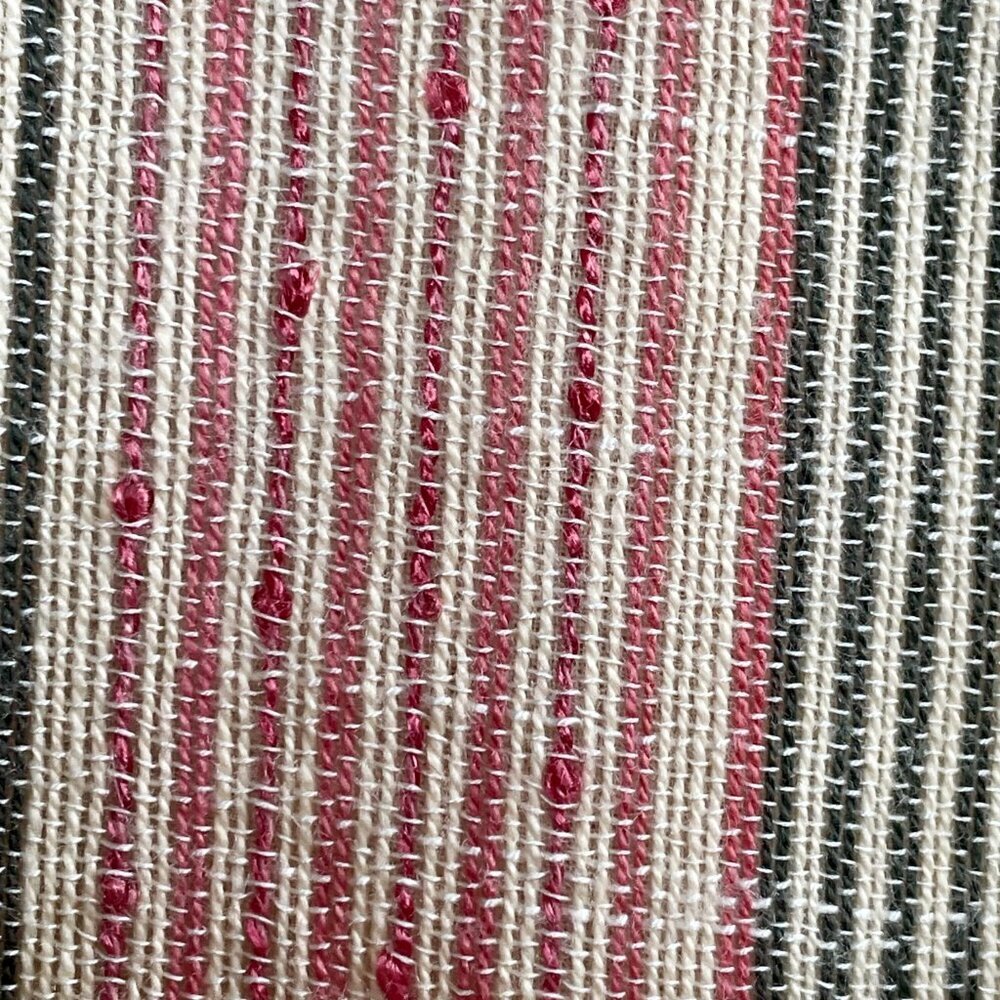 THML Anthropologie Smocked A-Line Striped Midi Dress Cottagecore Sz S - Picture 8 of 16